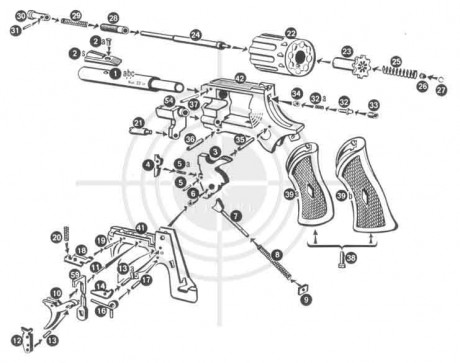 Hola, he adquirido recientemente un revolver Weihrauch Targer Match del 357 mg. y le encuentro el disparador 10