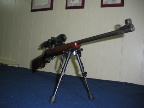 RIFLE del 22 TOZ 17-01   Vendo rifle del 22 toz tula 17-01 dotado de bipode (139€),visor 3-9x32(89€),correa,maleta 00