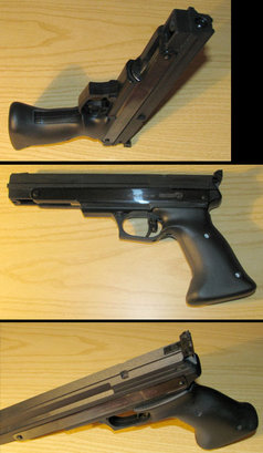 La empuñadura de serie de la Gamo Compact no es adecuada para manos pequeñas. 
Aunque a mí personalmente 00