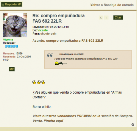Hola amigos , llevo poco mas de 2 años navegando por el foro , a veces hay meses que ni entro por falta 00