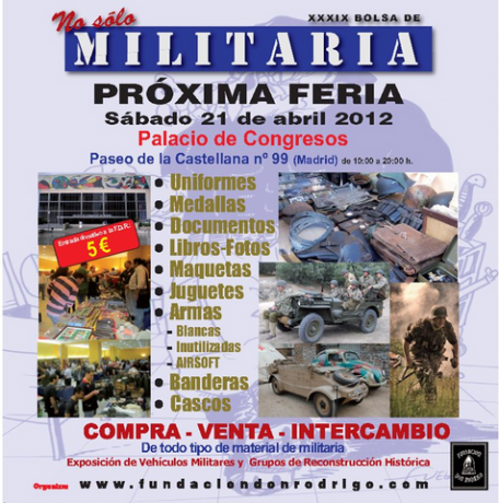 Síii...Bolsa Militaria Madrid XXXIX...

sois unos sinvergüenzas, unos cabrones, unos HPs, unos malandrines, 110