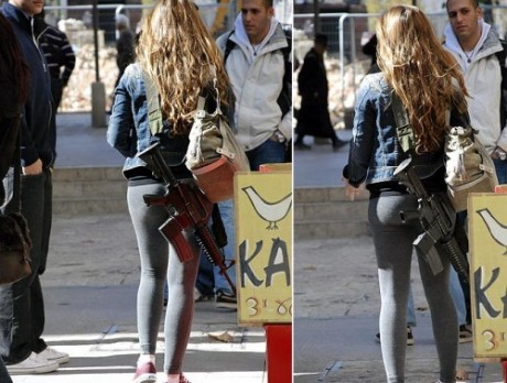 Buscando - ejem - otras cosas, me he encontrado con ésta foto :

 http://img.chinasmack.com/wp-content/uploads/2009/01/girls-carrying-guns-israel-jew-14-500x378.jpg 20