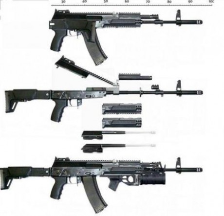 Izhevsk (Izhmash) presentó oficialmente el nuevo fusil de asalto Kaláshnikov generación, cuya denominación 30