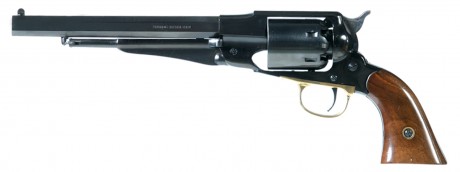 Hola compañeros.

Un amigo de un compañero del tiro, me regala un revolver de avancarga del calibre 44, 02