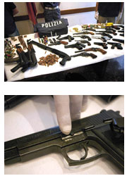 HOLA,aqui os dejo unas fotos de armas incautadas en italia, y que iban a ser usadas para asaltar furgones 162