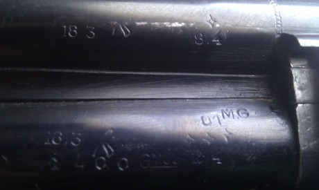 Pues eso que me acaban de regalar una escopeta ID superpuesta cañones de 70 cm aprox de 1 3 *, dos gatillo 30