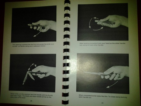 Manual en ingles sobre el uso de la navaja Balisong, de los autores Tom Wei Ding y Tom Wei Toi. Su titulo 01