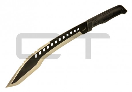 Queria hacerme con uno de estos machetes, el ontario jungle military 18" en acero carbono 1095 y 30