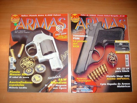 Hola!!!

Vendo los siguientes numeros sueltos de la revista ARMAS:

183, 221, 226, 228, 230, 233, 238, 22