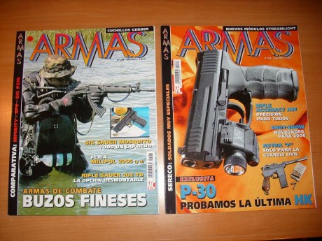 Hola!!!

Vendo los siguientes numeros sueltos de la revista ARMAS:

183, 221, 226, 228, 230, 233, 238, 41