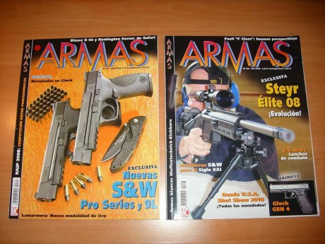 Hola!!!

Vendo los siguientes numeros sueltos de la revista ARMAS:

183, 221, 226, 228, 230, 233, 238, 52