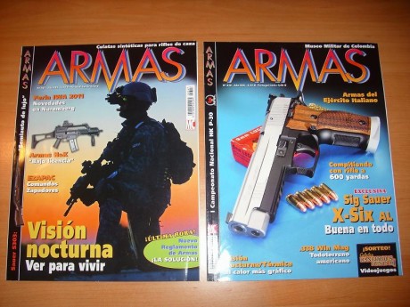 Hola!!!

Vendo los siguientes numeros sueltos de la revista ARMAS:

183, 221, 226, 228, 230, 233, 238, 70