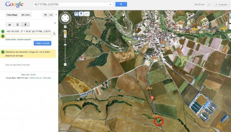  mapa.JPG Hoy me he pasado por Abarzuza, y he fotografiado el monumento al general concha. Se encuentra 01