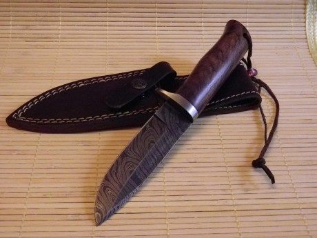 Pongo a la venta  esta belleza de cuchillo de mi colección de damascos fabricado por un artesano pakistaní. 11
