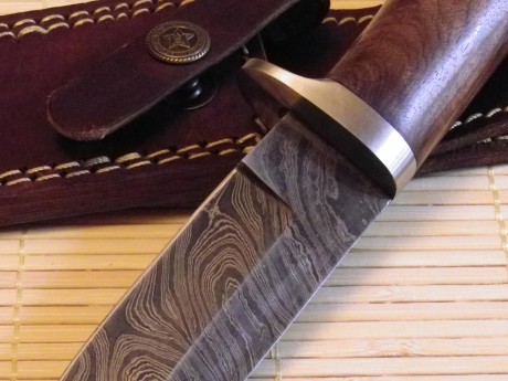 Pongo a la venta  esta belleza de cuchillo de mi colección de damascos fabricado por un artesano pakistaní. 10