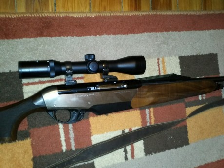 Aquí os dejo una foto de mi Benelli Argo cal.30-06 o como le digo yo cariñosamente, la plomera de jabalíes. 170