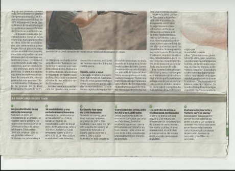 Felicidades a todos los avancargueros, porque por una vez se han acordado de nosotros en el diario de 01