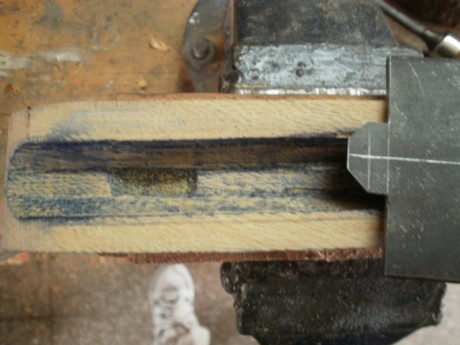 Hola, voy avanzando de a poco en la construcción de una pistola de avancarga, lo cual es absolutamente 140