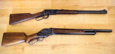 Hola!! Buceando por internet, en la página de Trelles encontré una joya, escopeta Winchester M1887 (réplica 70