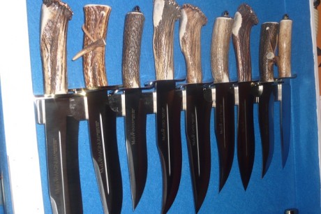 Hola, quiero colgar en la pared o dentro de una vitrina mi coleccion de cuchillos y bayonetas, hay algunos 40
