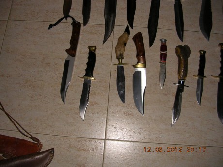 Estos son mis bowies o similares, falta alguno porque las fotos son de hace unos meses, a ver si me pongo 21