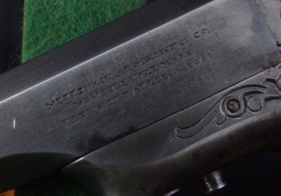Hola, otra peque . . .
texto
Southerner .41 RF Single Shot Deringer, with patent address for Merimack 11