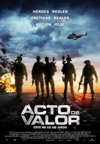 El otro día vi la película "Acto de valor" y me gustó. No es una gran película en el sentido 00