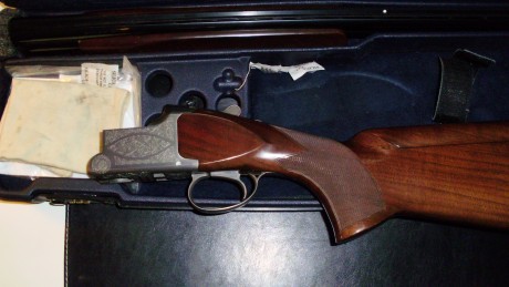 Vendo miroku mk38 trap con culata ajustable.
Choques fijos * y *_
Cañón de 76 cm
Banda 10mm

La escopeta 00