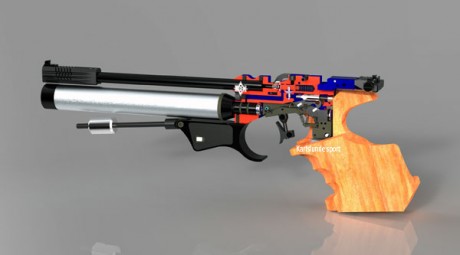 Match Guns acaba de anunciar un nuevo modelo de pistola de aire.

Menos gasto de aire.
Doble disparador 12