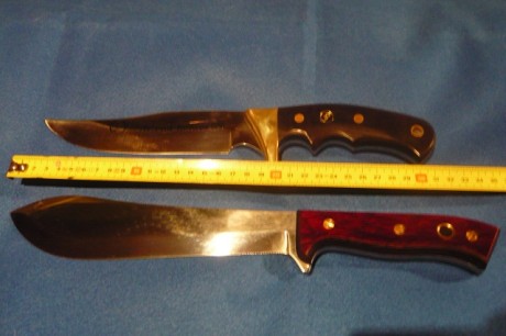 hola buenas,a ver si alguien podria identificar el cuchillo que es como el suvirval de aitor,en la hoja 10