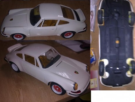 Vendo o cambio por militaria o armas los siguientes juguetes de sanchis de los años 70/80:

Porche fricción 11