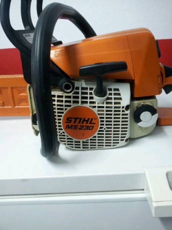 Un compañero me pide que le ponga a la venta una motosierra marca STIHL MS 230, utilizados tres depósitos 00