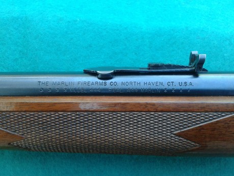   Buenas tardes, recientemente he adquirido un Marlin 444, supongo que de los últimos modelos, ya que 30