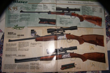 hola a todos, me gustaria que alguin me aconsejase sobre los rifles Luger, y el calibre 7x64, yo lo querria 12