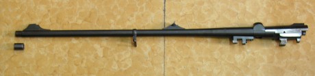 Vendo cañón para rifle monotiro marca Merkel K1, cal.30R Blaser. Con rosca y cubre rosca. Perfecto estado. 02