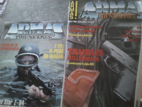 vendo coleccion de revistas, armas y municiones, del nº1 al nº160 (falta el nº 138), precio 240€
 DSC_0016.jpg 02