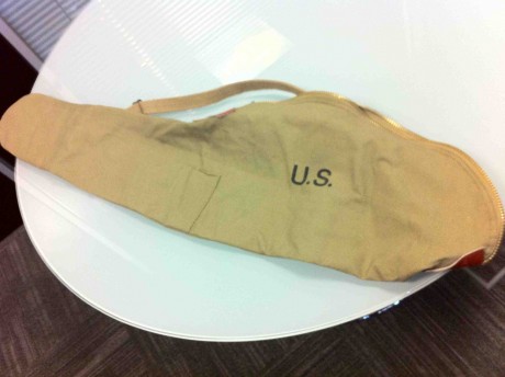Hola a todos

Vendo funda específica para la carabina M1 con marcajes US.  Esta totalmente nueva.

Precio: 01