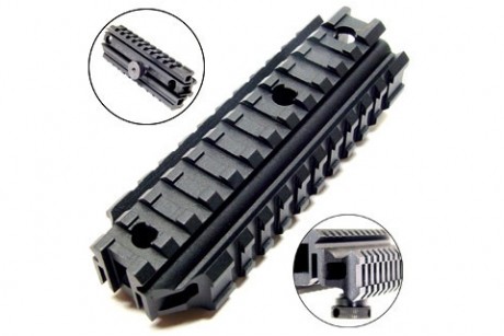 hola , queria poner en mi carril picatinny una trimontura weaver ( para aimpoint ) y ponerle asu derecha 01
