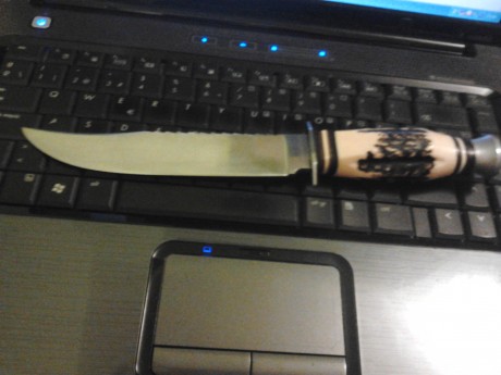 Por cosas del destino ha llegado a mi este cuchillo de caza.
por lo que se ve en la hoja es un Icel, marca 02