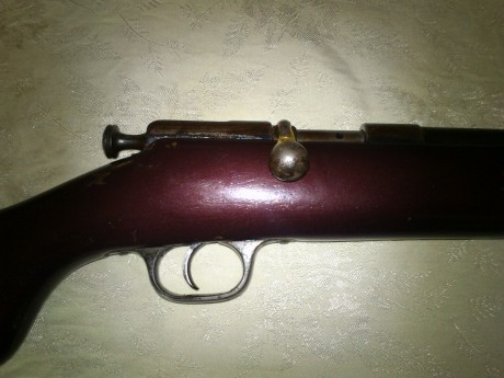 estimados amigos:
Hace unas semanas compre un rifle a bala calibre 22, se nota que es muy antiguo pero 52