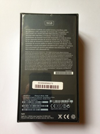Vendo Iphone 5  16gb nuevo negro de orange, caja sin desprecintar. 500€ gastos de envio incluidos.
No 01