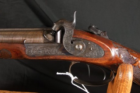 Hola, otra coleccion de fotos de un arma larga doble, un cañon para rifle .56 y otro de escopeta .28 ga. 30