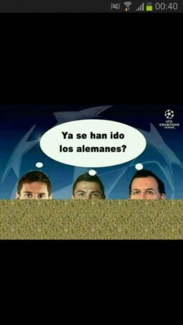 Ya nos ganan hasta de goleada... en lo €conómico y hasta en el fútbol.

BAYER 4 - 0 BARÇA

DORMUNT 4 - 20