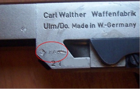 Como se puede averiguar el año de fabricación de una walther gsp expert? He buscado por internet pero 30