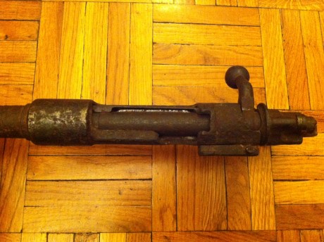 Salud comunidad foril.

Este fusil apareció de casualidad en una escombrera de un pueblo cercano al frente 22