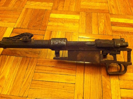 Salud comunidad foril.

Este fusil apareció de casualidad en una escombrera de un pueblo cercano al frente 20