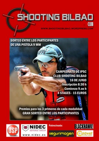 Estimados colegas, vamos a hacer la Tirada del Club Shooting Bilbao, el 16 de junio Domingo, en el Campo 00