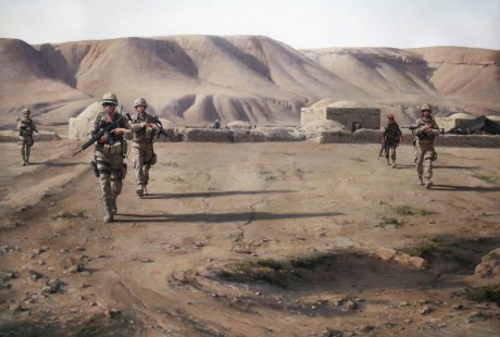 "La patrulla".
    De  Augusto Ferrer-Dalmau.
    Con su permiso y el de don Arturo:

      01