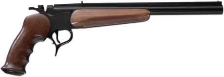 Hola a todo el mundo.

Me a llamado la atencion una pistola que usaba el malo de la peli blaco humano, 50
