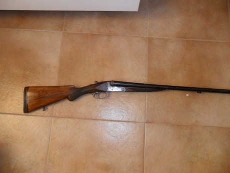 Ha llegado a mis manos una escopeta yuxtapuesta de la marca HESTREME CASTELLANO del calibre 12 y ne gustaria 40
